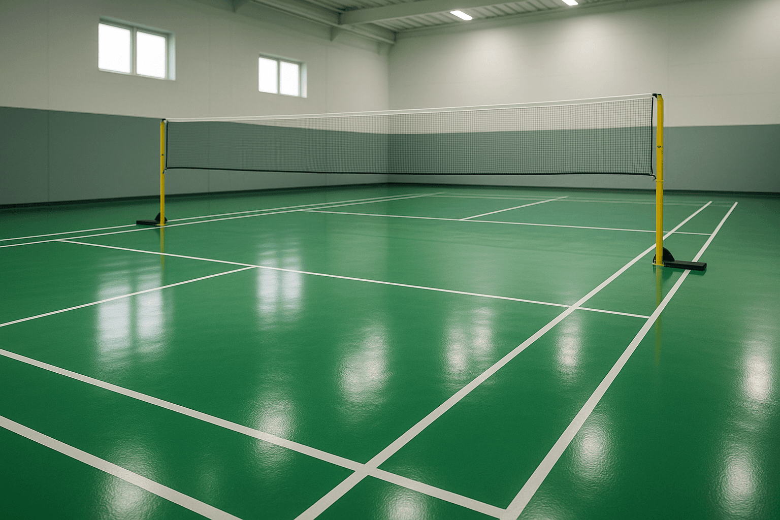 Vinyl Badminton Court