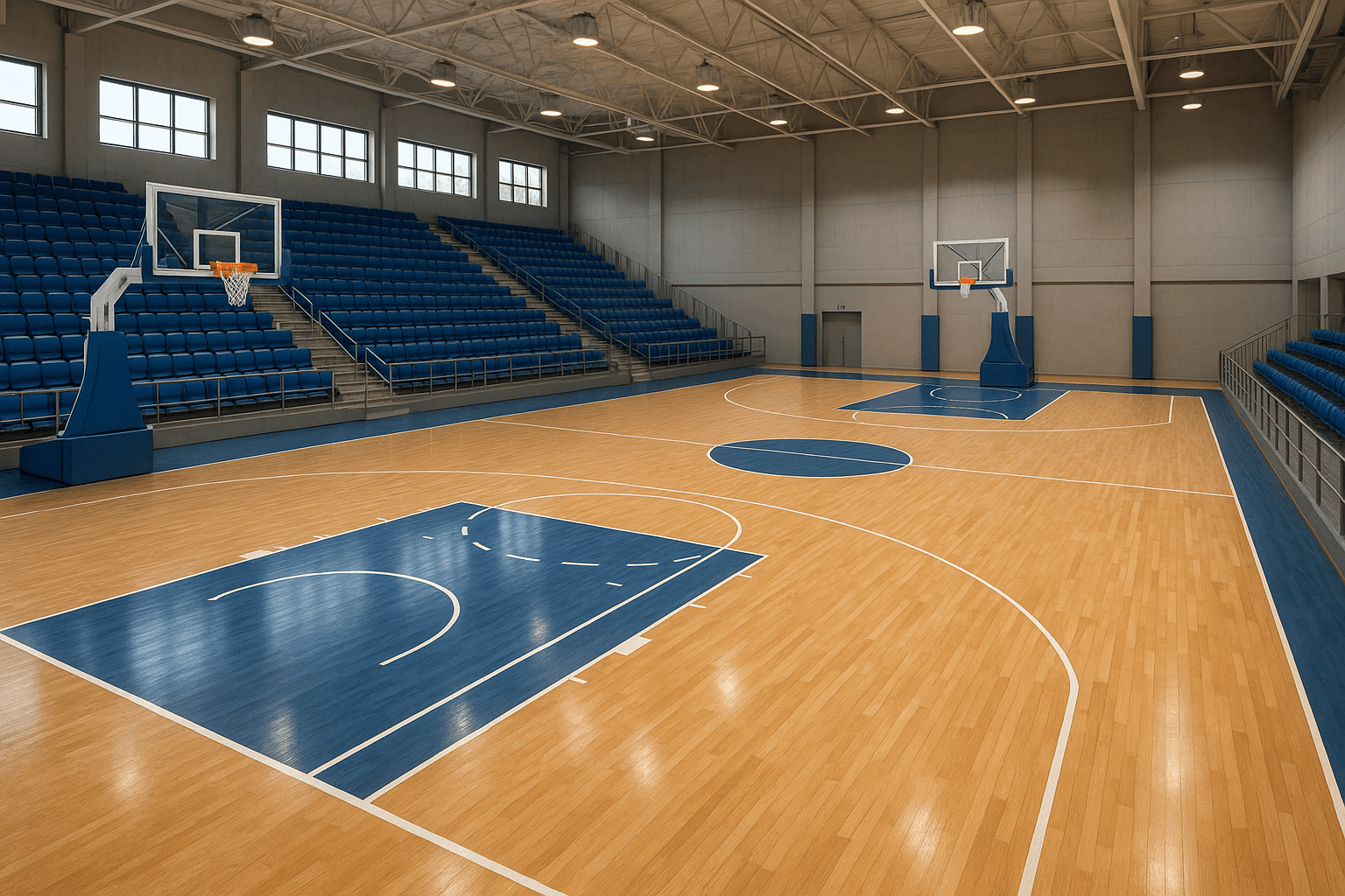 Vinyl Basketball Court